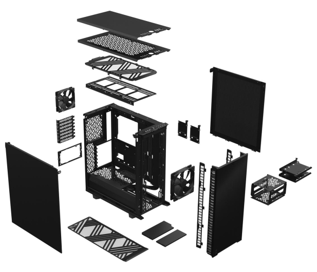 Fractal Design Define 7 Compact Czarna Solid - 568776 - zdjęcie 9